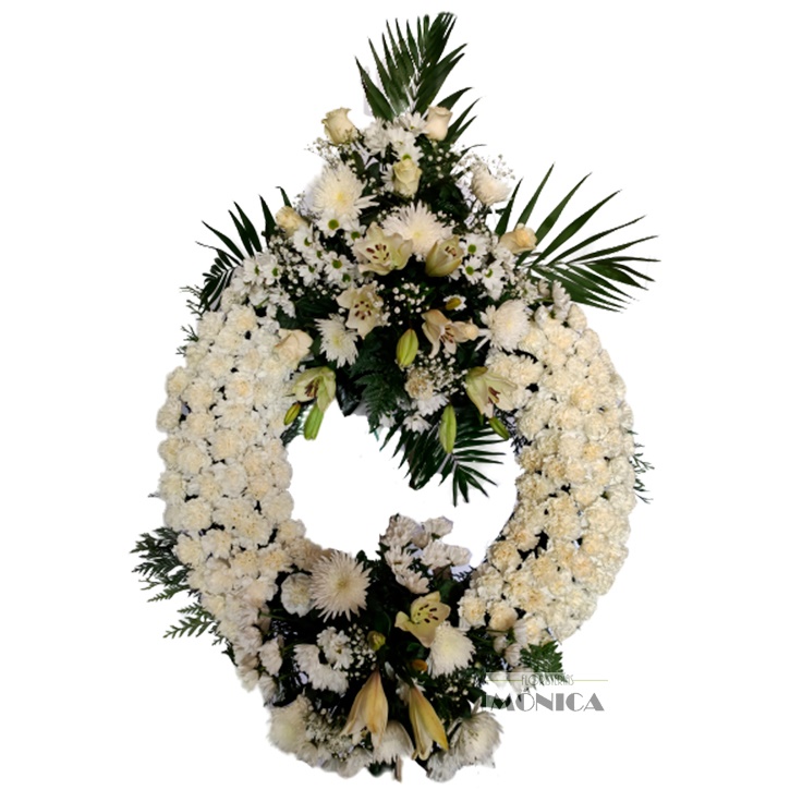 Corona de dos cabeza blanca